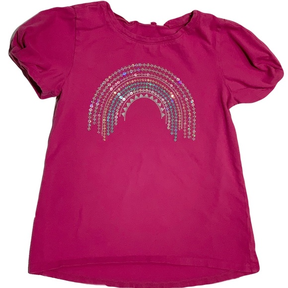 Girls Gap Rainbow T-shirt - Picture 1 of 4